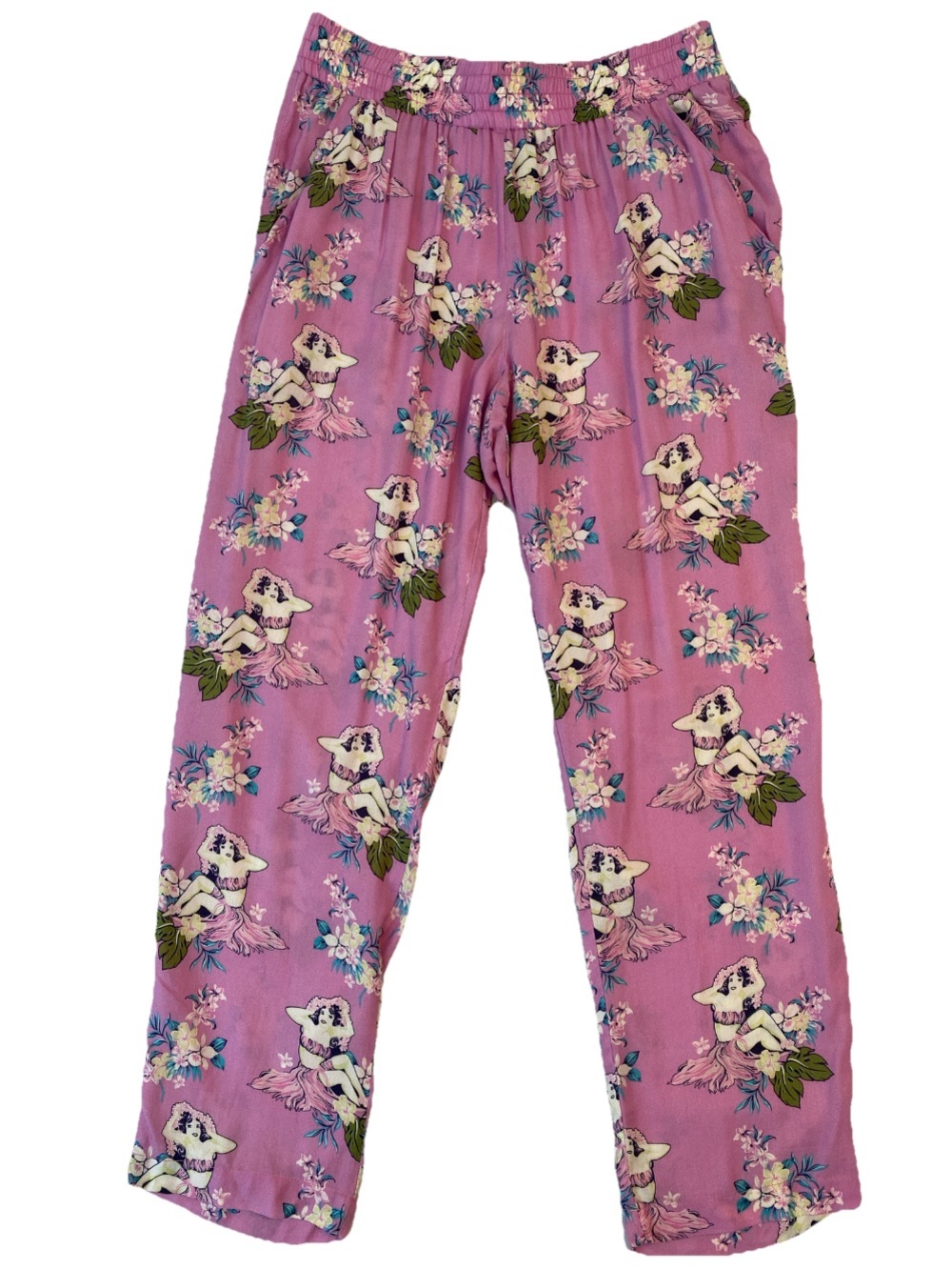 Velvet by Graham & Spencer | Calypso St. Barth Hula Girl Pants Pink Size Medium